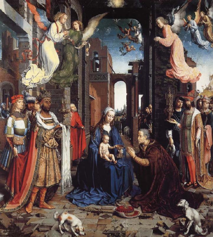 Jan Gossaert Mabuse THe Adoration of the Kings